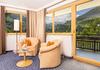Panorama Zimmer mit Balkon / Einzelbel.
