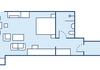 1-Zimmer- Appartement-Suite Inselseite / Typ 10