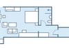 1-Zimmer- Appartement-Suite Inselseite / Typ 10