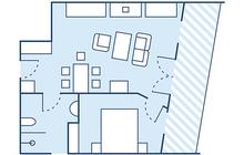 2-Zimmer-Appartement-Suite Inselseite / Typ 1 od. Typ 11