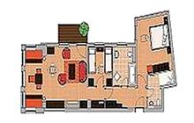 3-Zimmer-Appartement-Suite Seeseite / Typ 3